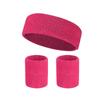 Touca Esportiva, Munhequeiras, Absorvente de Suor, Munhequeiras Anti-Entorse para Adultos, Faixas de Cabelo Toalha, Antiperspirante, Munhequeiras Quentes, Conjunto de Fitness
