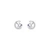 Pendientes de luna de principito, diseño sencillo, pendientes con sentido, pequeños, combinables, para mujer, sencillos, combinables, elegantes