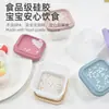 Caja de Almacenamiento de Alimentos de Silicona, Lonchera Vaporizable de Grado Alimenticio, Caja para Congelador, Lonchera de Silicona, Transfronterizo