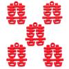Suprimentos de casamento vermelhos estilo chinês Acessórios de liga DIY Caixa de doces de casamento Pingente de presente W266