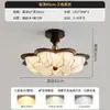 Luz de Teto para Quarto Flor de Tecido Criativa Formato Esférico Proteção Ocular Espectral Completa Através de Arco Quarto Infantil Quarto Principal Sala de Estudo Luz Ferro