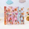 Set Combinado de Bolígrafos de Seis Colores Stitch Bolígrafo Cinta Correctora Suministros de Papelería Kuromi Bolígrafo Multicolor Papelería para Agenda