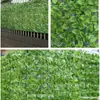 Rede de Cerca de Folhas Verdes Simuladas Cerca Artificial Plantas Falsas Varanda Cerca de Plástico Pothos Verde Planta Trepadeira Tela para Parede Externa