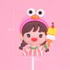 Tema Animal Borde Magia Paleta Modificador Postre Decoración para Hornear Pastel Dinosaurio Adorno Tarjeta Animal Pequeño