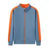 Fleece Polar Espessado Gola de Contraste Zíper Esportivo Moletom Masculino e Feminino Versátil Confortável Casual Logo Imprimível