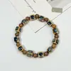Pulsera de Cerámica Jingdezhen Nueva Pulsera de Cerámica China Joyería Estudiante Estilo Tíbet Cuerda Trenzada a Mano Puesto Regalo para Estudiante