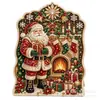 Pintura de Perlas Navideñas DIY Espejo Decorativo Adorno de Decoración para el Ambiente Festivo Fabricante Mayorista de Regalos Festivos Transfronterizos