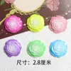 Resina Serie de Flores de Colores Colgante para Bolso DIY Pasador Llavero Funda para Teléfono Móvil Flor para Agujero de Zapato Accesorios de Decoración