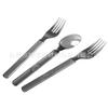 Cuchillo, Tenedor y Cuchara Desechables Delgados de Estilo Americano con Mangos de Plástico Escarchado, Vajilla Semitransparente, Tenedor de Estilo Occidental, Cuchara de Postre, Tenedor para Ensalada