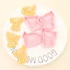Molde para Galletas de Yak Dibujo Animado Estéreo 3D Glaseado Galleta DIY Fondant Herramienta Artificial para Hornear Resorte para Galletas
