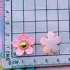Serie Rosa Rojo Rosa Lazo Oso Corazón Pasador Zapato de Madera Funda para Teléfono Parche DIY Accesorios de Plástico