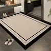 Tapete Nuevo para Puerta de Entrada Alfombra de Puerta de Alta Calidad Tapete de Puerta Antideslizante Cortable Simple Entrada Hogar Tapete Lujo Ligero