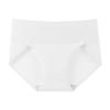 2025 nueva ropa interior de algodón sin costuras de cintura alta para mujer, entrepierna antibacteriana, pierna de corte alto, talla grande, shorts triangulares