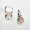 Pendientes de Cristal Redondos con Lunares Electrochapados 2026 Verano Tendencia Estilo Celebridad de Internet Personalidad Moda para Mujer con un Toque de Lujo Ligero y Alta Gama