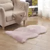 Alfombra irregular elegante para uso doméstico, alfombrilla cálida para suelo de dormitorio, alfombrilla para ventanal, cojín para silla de oficina, cojín para sofá, engrosada y cálida.