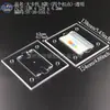 Caja de Plástico PP para Tarjeta SIM Caja Personalizada de Plástico para Tarjeta USB Caja para Tarjeta de Comida de Autobús Funda Protectora Caja con Bandeja Transparente de PS para Tarjeta SIM