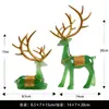Nuevo Adorno de Ciervo Estilo Chino Textura Similar al Jade Decoración Cálida para Sala de Estar Ciervo de la Suerte Artesanía de Lujo Ligero Regalo para el Hogar