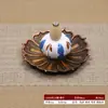 Base de Queimador de Incenso Cerâmico, Bandeja Suporte para Incenso, Queimador de Aromaterapia, Ornamento Zen, Suporte para Incenso de Sândalo, Uso Duplo Atacado