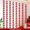 Bandeiras de Casamento, Palavras Felizes Penduradas na Parede, Suprimentos para Decoração de Quarto de Casamento, Roupão de Noivado, Parede de Fundo para Fotos, Conjunto de Decoração de Cortina