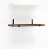 Estante flotante simple de hierro para pared para baño, cocina, sala de estar, estudio, almacenamiento y exhibición
