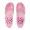 Sapatos de Cristal Populares Infantis Transfronteiriços, Sapatos de Gelatina, Sandálias Coloridas, Sandálias de Praia Simples Fechadas para Mulheres com Velcro, Sandálias de Princesa