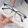 17110 Nuevo Estante para Cejas Casual de Negocios Armazón para Gafas de Hombre y Mujer Ligero Retro Transparente Disponible para Miopía