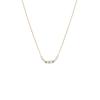 Colar Coreano Simples de Coração Concha Pérola Não Desbota Feminino Nicho High-End Banhado a Ouro 18K Corrente Clavicular
