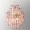 Lámpara de Cristal Francesa Retro de Lujo Ligero Murano Medieval Diseñador Sala de Estar Comedor Dormitorio Araña de Cristal Artístico