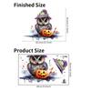 Shangyi Pvc Autoadhesivo Impermeable Pegatinas de Pared Halloween Búho Decoración de Calabaza Pegatinas para Dormitorio Fabricante Transfronterizo Venta al por mayor