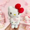El Colgante de Hello Kitty Se Puede Usar para Vestir el Peluche Muñeco con Ropa, Conjunto de Falda y Impermeable de Puntos
