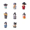 Figuras de Personajes No Jugadores (PNJs) para Paisajes en Miniatura Estilo Antiguo, Adornos de Nicho Lindos y de Alta Gama, Decoraciones para el Hogar, Pequeños Adornos de Escritorio
