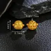Prata 925 Banhada a Ouro com Recortes Antigos Contas Espaçadoras de Peixe-Boi Pequenos Acessórios DIY Moda Fofa Pequenos Acessórios de Peixe-Boi