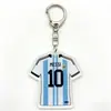 Llavero de Acrílico Camiseta de Fútbol Mundial 2026 Colgante Conmemorativo del Mundial del Equipo Estilo Europeo y Americano Junior