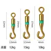Conector Rápido de Engate Rápido com Argola Giratória em 8 para Pesca Anti-Embaraço