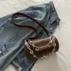 Bolsa popular deste ano bolsa feminina 2025 nova bolsa mensageiro de corrente de nicho all-match bolsa de ombro cilindro da moda