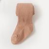 Medias para Niñas Otoño Color Sólido Medias para Niñas Calcetines de Bebé Niños 0-4 Años Calcetines de Algodón Peinado Medias de una Sola Pieza