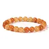 Uma grande variedade de estilos de pulseiras elásticas com contas de 8 mm, simples e versáteis para o uso diário, acessórios unissex, direto do fabricante