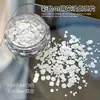Lantejoulas Redondas para Nail Art Mosaico Decorações Coloridas Primavera e Verão Tamanhos Mistos Lantejoulas de Bolinhas Adesivos de Unha DIY Acessórios