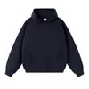 Sudadera Gruesa Casual Holgada de Marca Trendy para Hombre Otoño/Invierno 2026 con Forro de Felpa, Diseño Vintage de Hombros Caídos