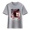 Camiseta Crazy Gambling Deep Animação Círculo Casal Masculino e Feminino Estudante Manga Curta Lua Amarela Luna Cobra Manga Sonho Camiseta de Algodão