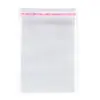 Bolsa OPP autoadhesiva en stock bolsa autoadhesiva impermeable a prueba de humedad bolsa de embalaje para ropa bolsa de plástico transparente bolsa autosellable