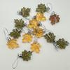 Colgante Acrílico de Plástico Transfronterizo Hoja de Arce Festival de la Cosecha Día de Acción de Gracias Juegos de Jardín de Niños Cuentas de Cristal de Imitación DIY