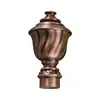 Tapones para Extremos de Barra de Cortina, Topes para Cortinas Romanas, Tapones Decorativos, Accesorios para Cortinas de Barra Romana, Tapones de Extremo con Cabeza de Trofeo