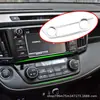 Adequado para painel de botões de ar condicionado Toyota 6 RAV4 adesivos modificação interior do carro