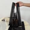 Bolso de Hilo Personalizado Shenzhen Chuanghua con Borde de Cerradura Bolso de Hombro Único Bolso de Hilo Empalmado y Ajustable de Mano