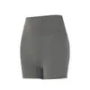 Shorts de Yoga Transfronteiriços de Cintura Alta com Efeito Pêssego, Justos, para Corrida e Treino, Roupa Externa, Calças Esportivas de Três Pontos, Shorts de Fitness