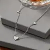 Colar Simples Joker Amor Ouro Minimalista Luxo Leve Design de Nicho Moda Exquisita Corrente para Suéter Pequena e Fresca