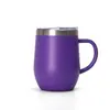 Taza Termo de Acero Inoxidable Transfronteriza Copa de Vino Tinto de Acero Inoxidable 304 Taza con Aislamiento al Vacío de Doble Pared Copa Forma de Huevo Personalizada Venta al por Mayor