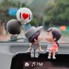Adornos de Pareja Linda para Coche Decoración Interior de Coche Adornos para Coche Adornos para Hogar Oficina Decoración de Tablero Adornos