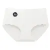 Pantaletas de Seda de Hielo sin Costuras para Mujer, Entrepierna Antibacteriana Extendida, Seda de Morera 10A, Calzones Deportivos sin Costuras para Chicas Jóvenes de Cintura Media